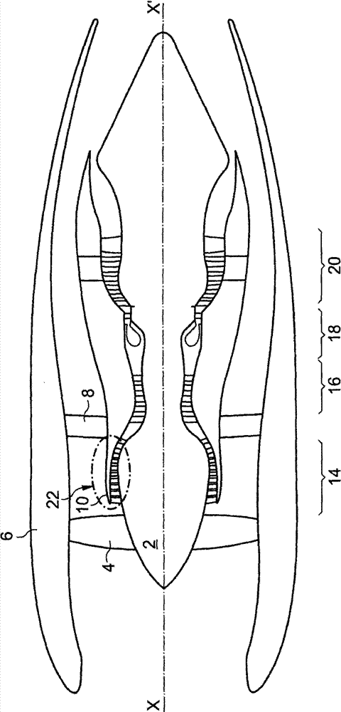 Gaseous flow separator with device for thermal-bridge defrosting