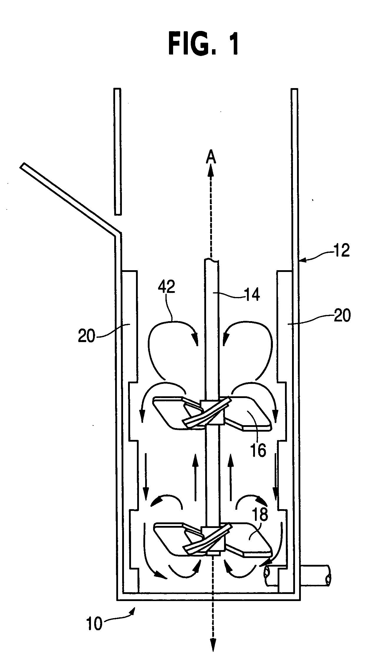 Agitation system and method for dry solids addition to fluid