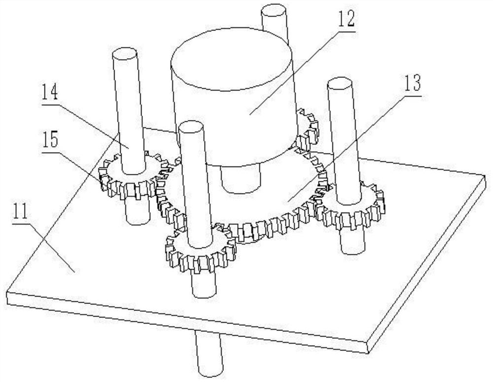 Multi-drill rod linkage driving-type soil digging vehicle