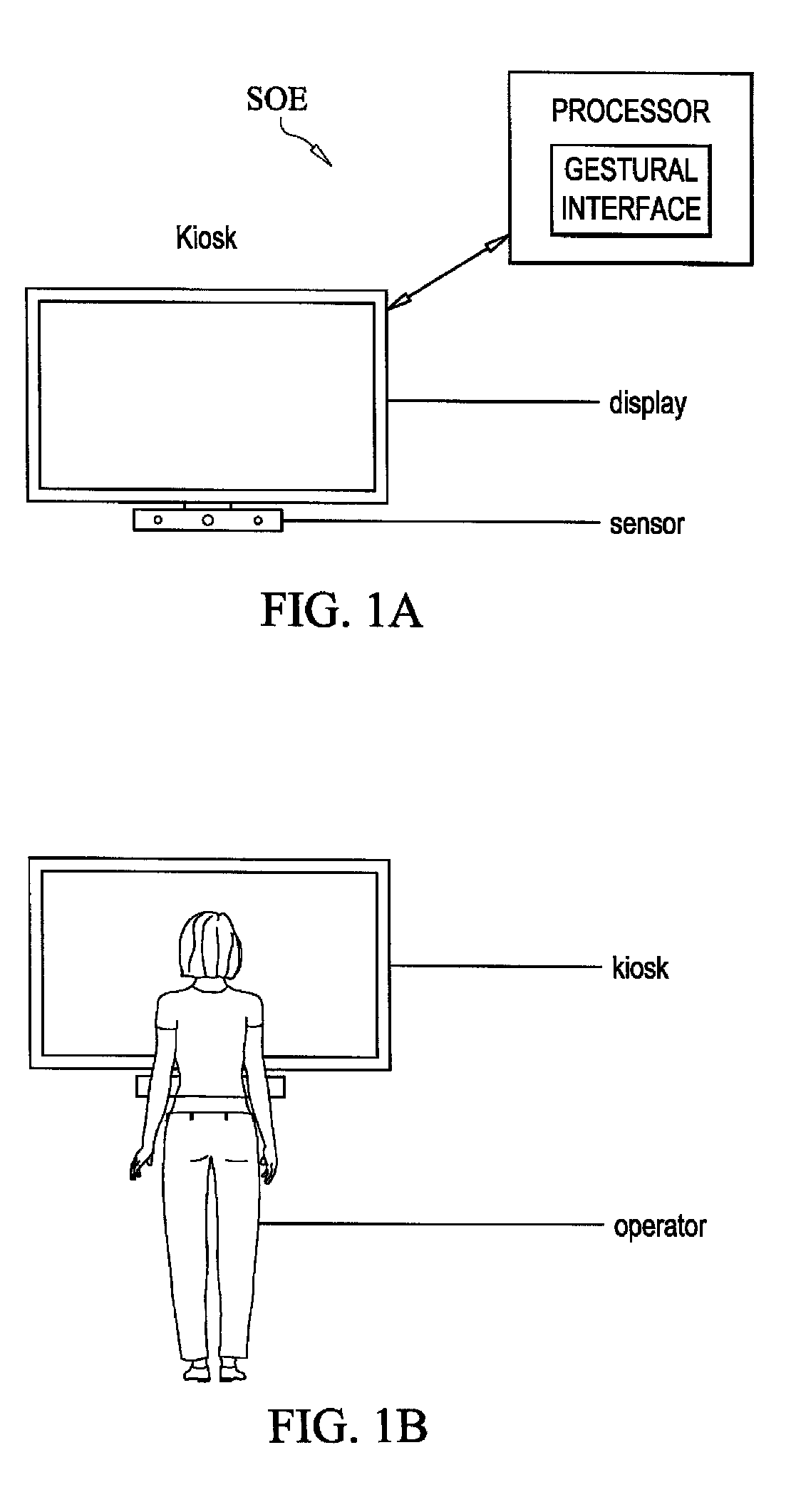 Operating environment with gestural control and multiple client devices, displays, and users