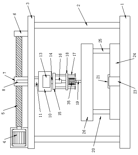 High-efficiency drilling machine for furniture production