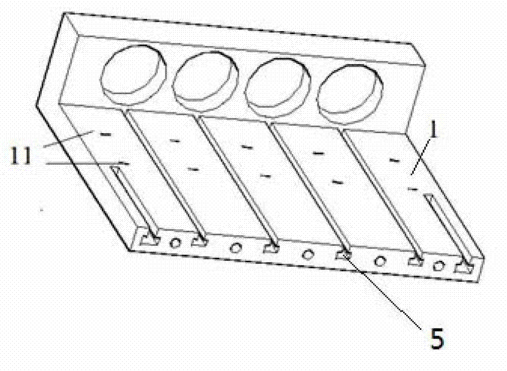 Preparation device and preparation method of concrete axial tension test pieces