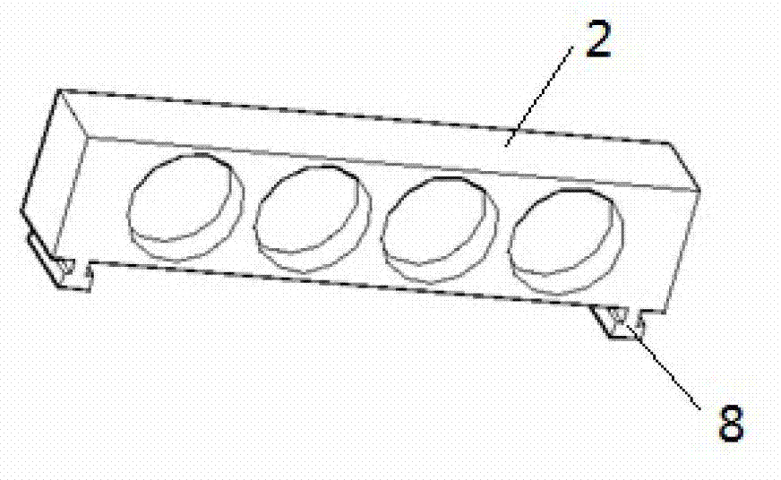 Preparation device and preparation method of concrete axial tension test pieces