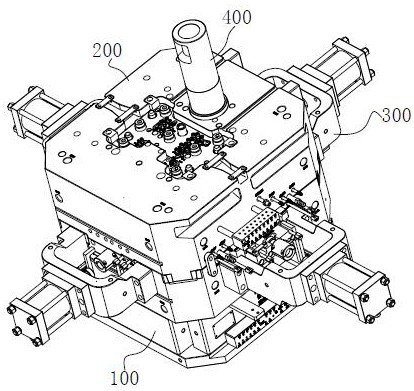 Die-casting die for producing shell and production method of shell