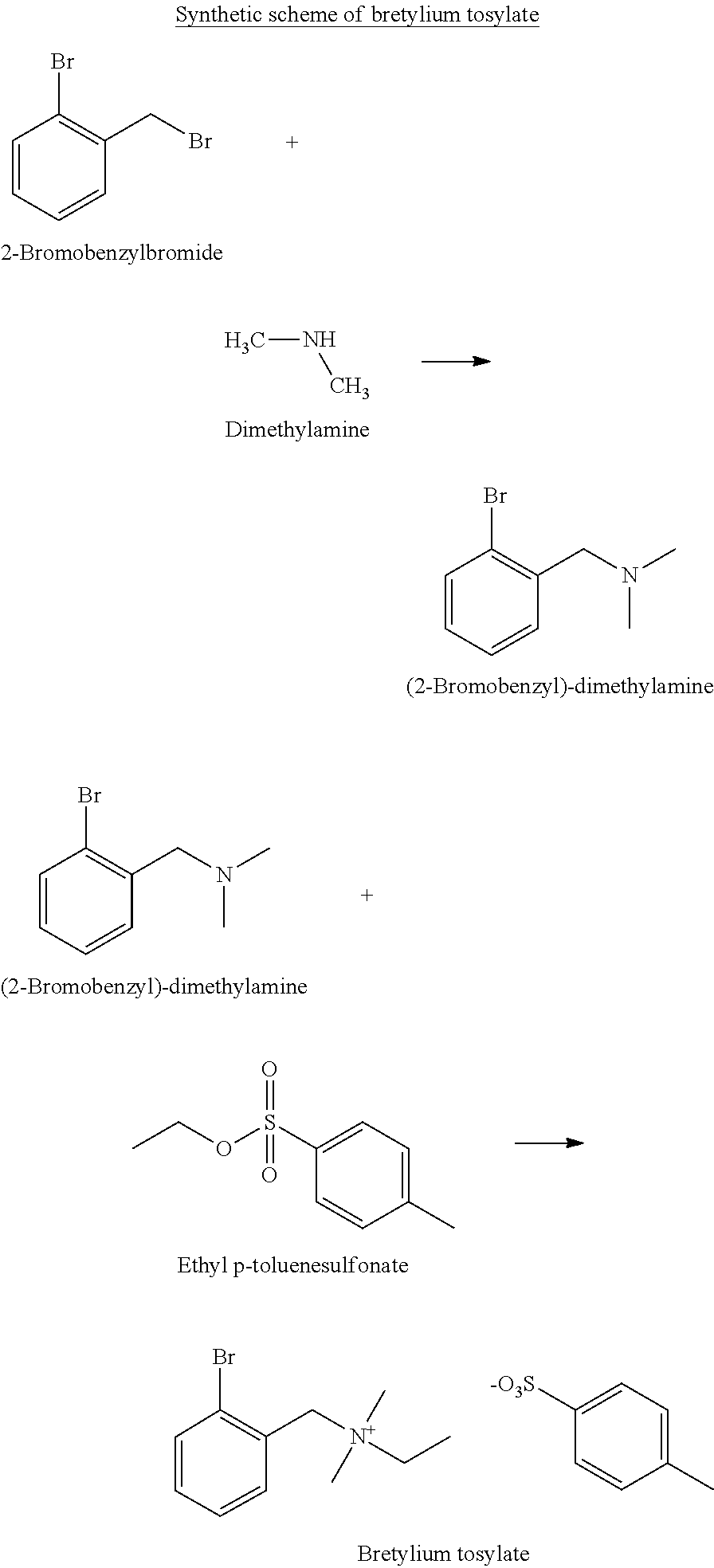 Process for the production of bretylium tosylate