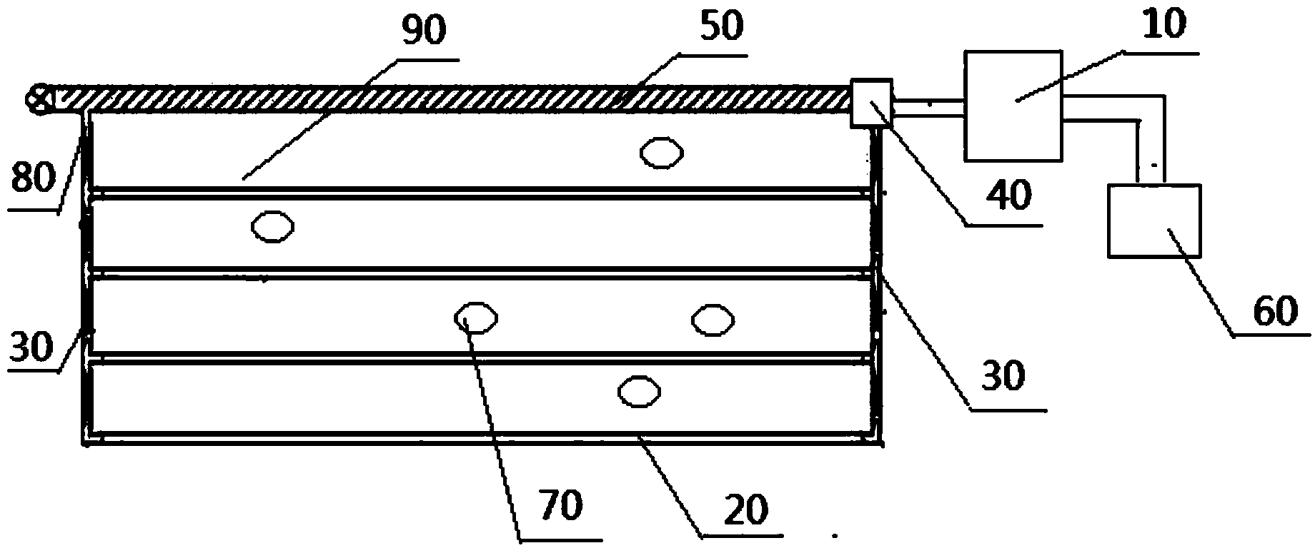 Method and system for saving water for photovoltaic intelligent nanometer micro moisturizing irrigation