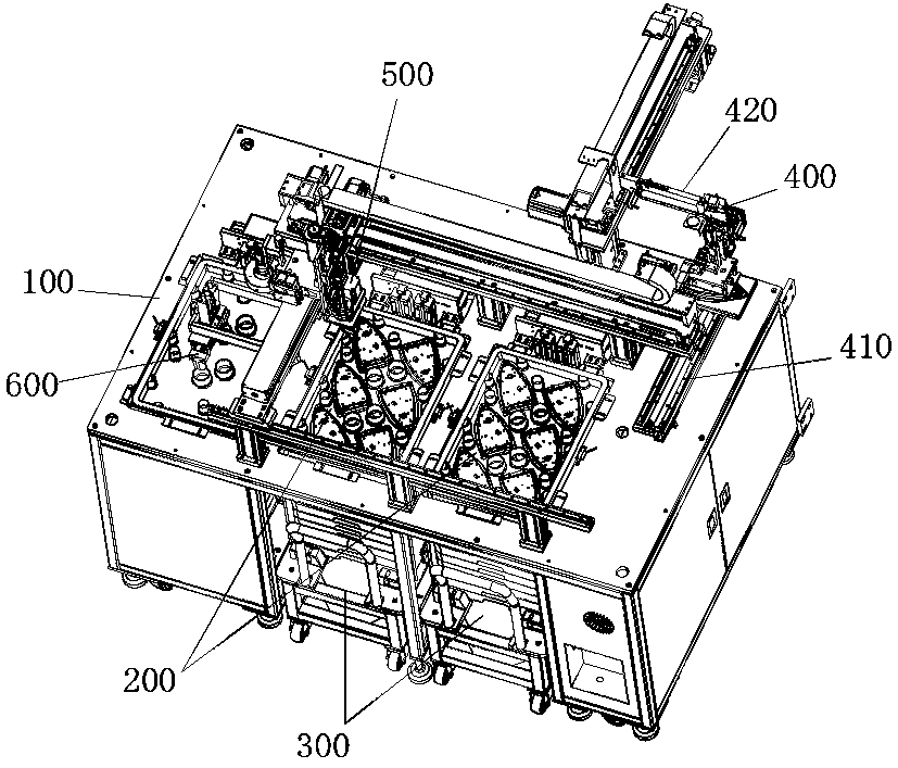 Bottom plate feeding equipment