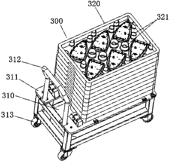 Bottom plate feeding equipment