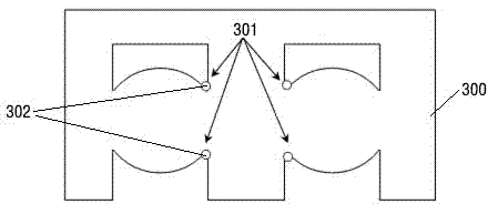 CNC (Computer Numerical Control) board splitting production method without NPTH (Non Plating Through Hole) hole positioning