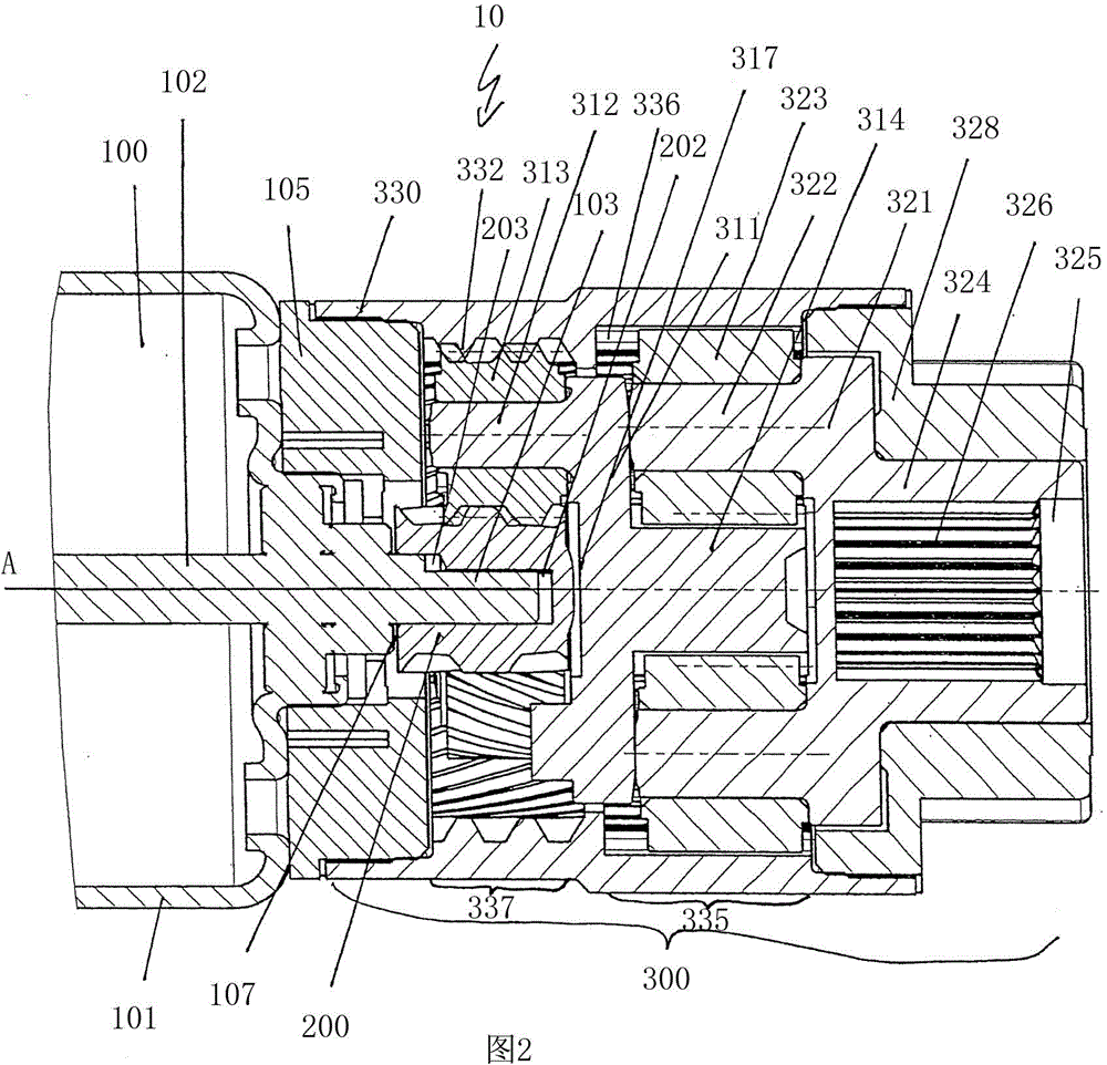 Driven hatch arrangement for a motor vehicle