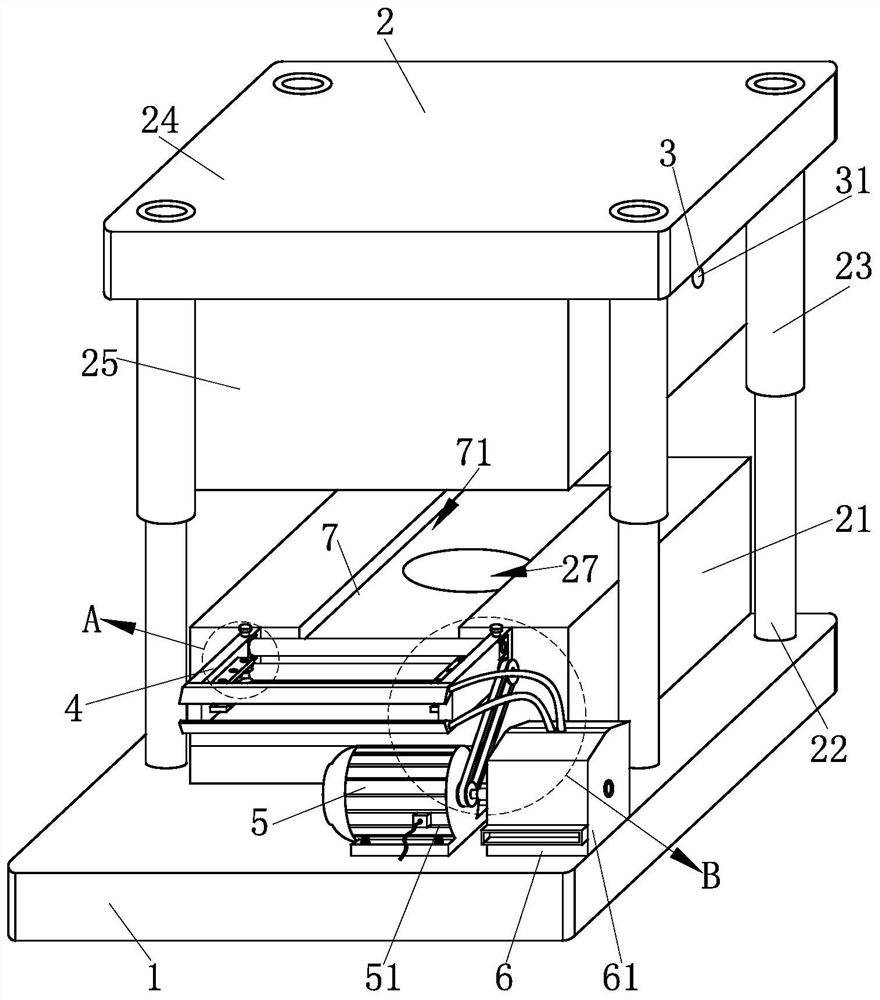 A punch head lubrication mechanism