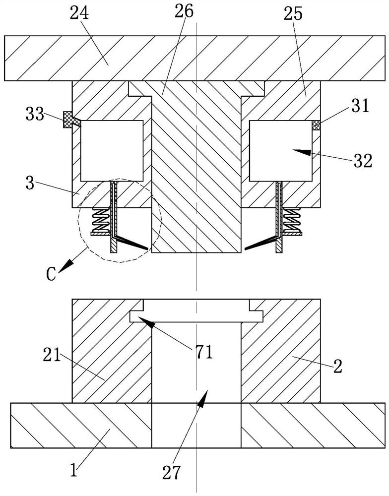 A punch head lubrication mechanism