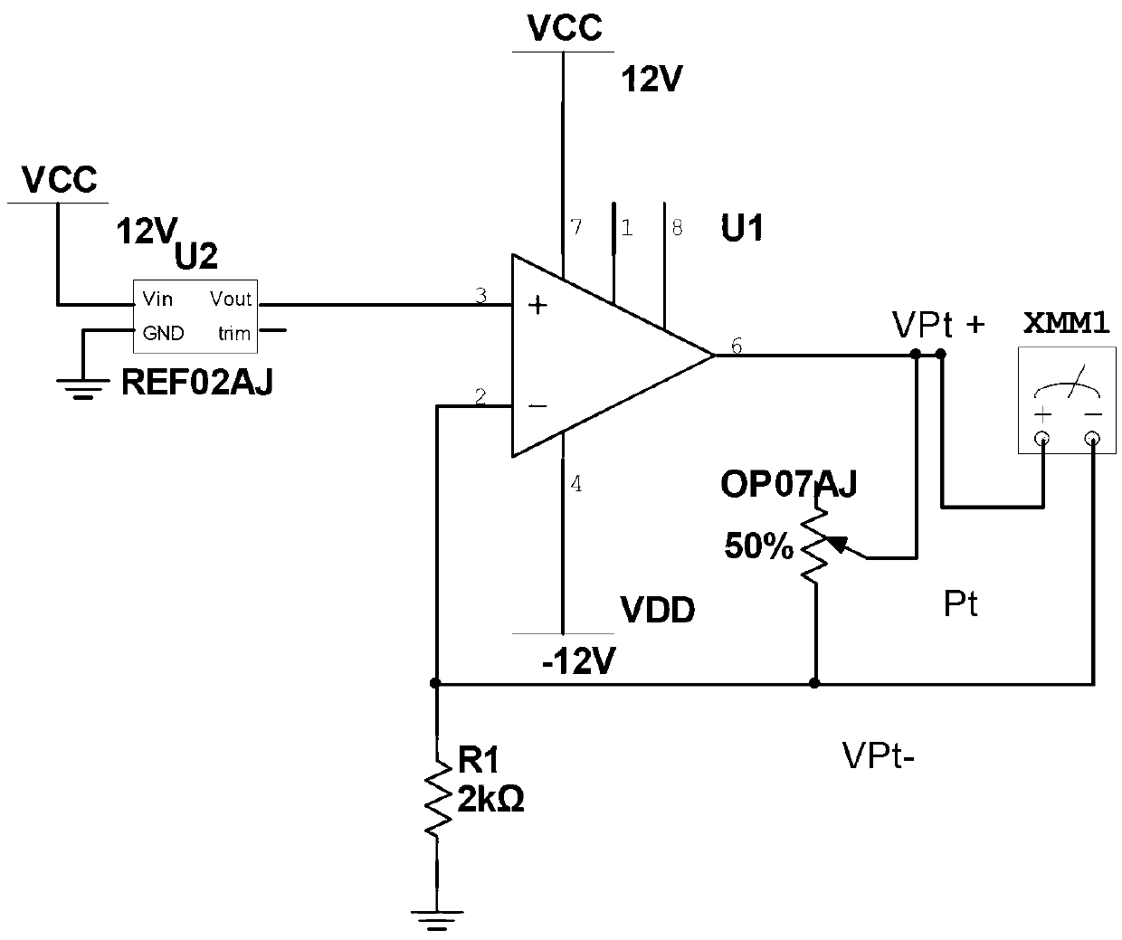 Temperature control method and device for polymerase chain reaction biochip