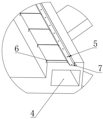 A machine tool guide rail protective cover with its own air blowing function