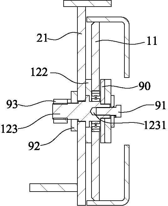 Balance sliding device of block material loader