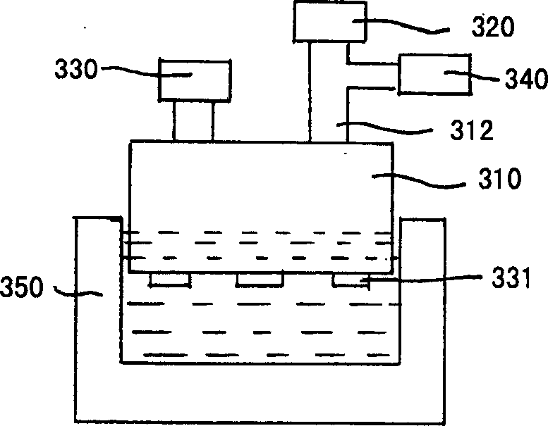 Ink jetting head cleaning device