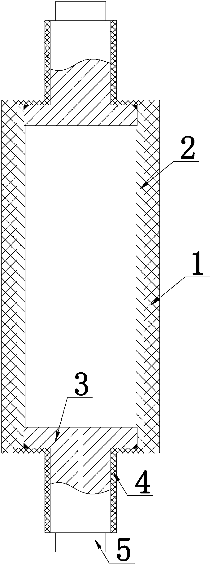 Teflon rubber covered roller