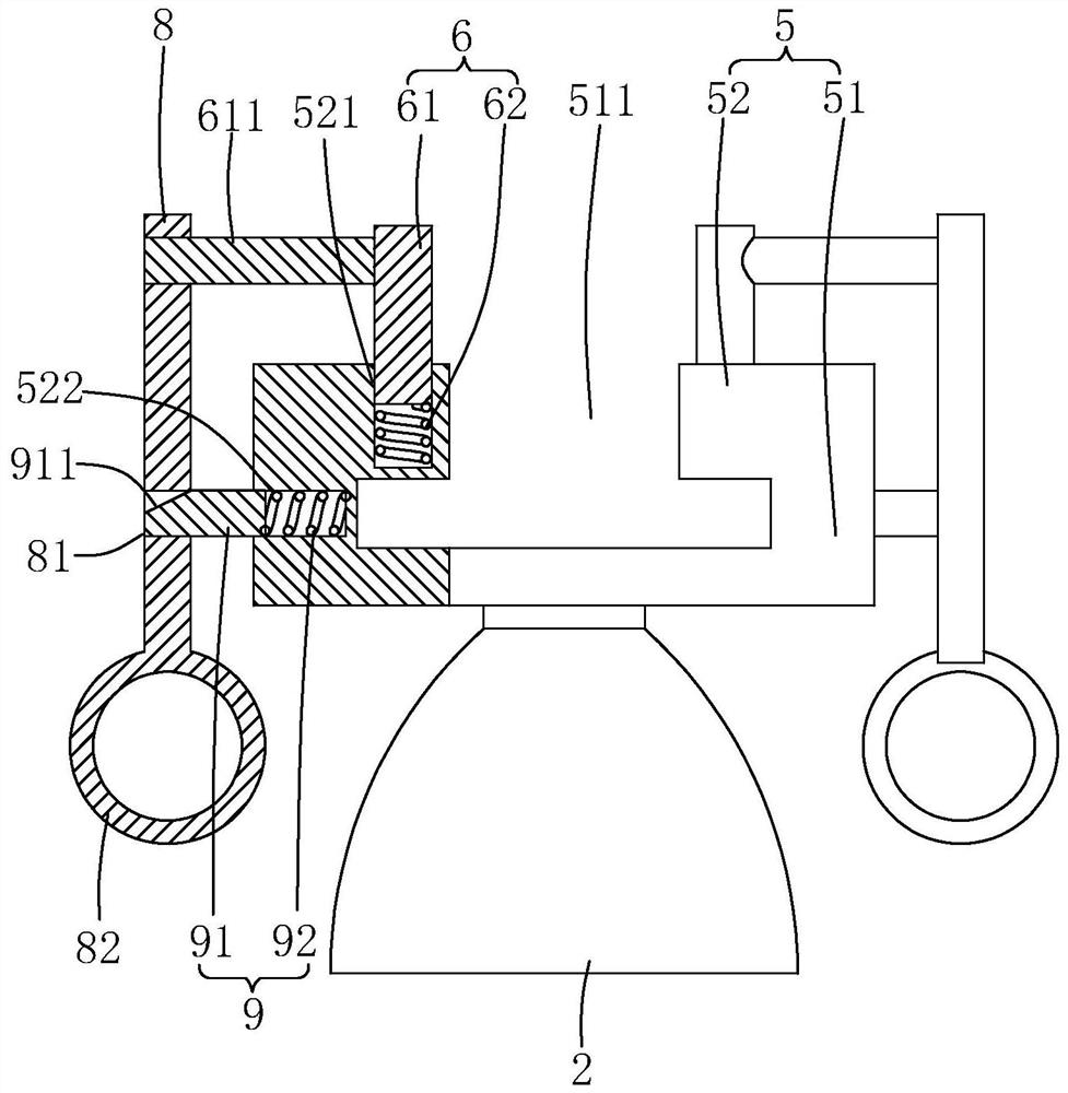 Light-assisted detection device applied to graphite flake double-edge-covering production equipment