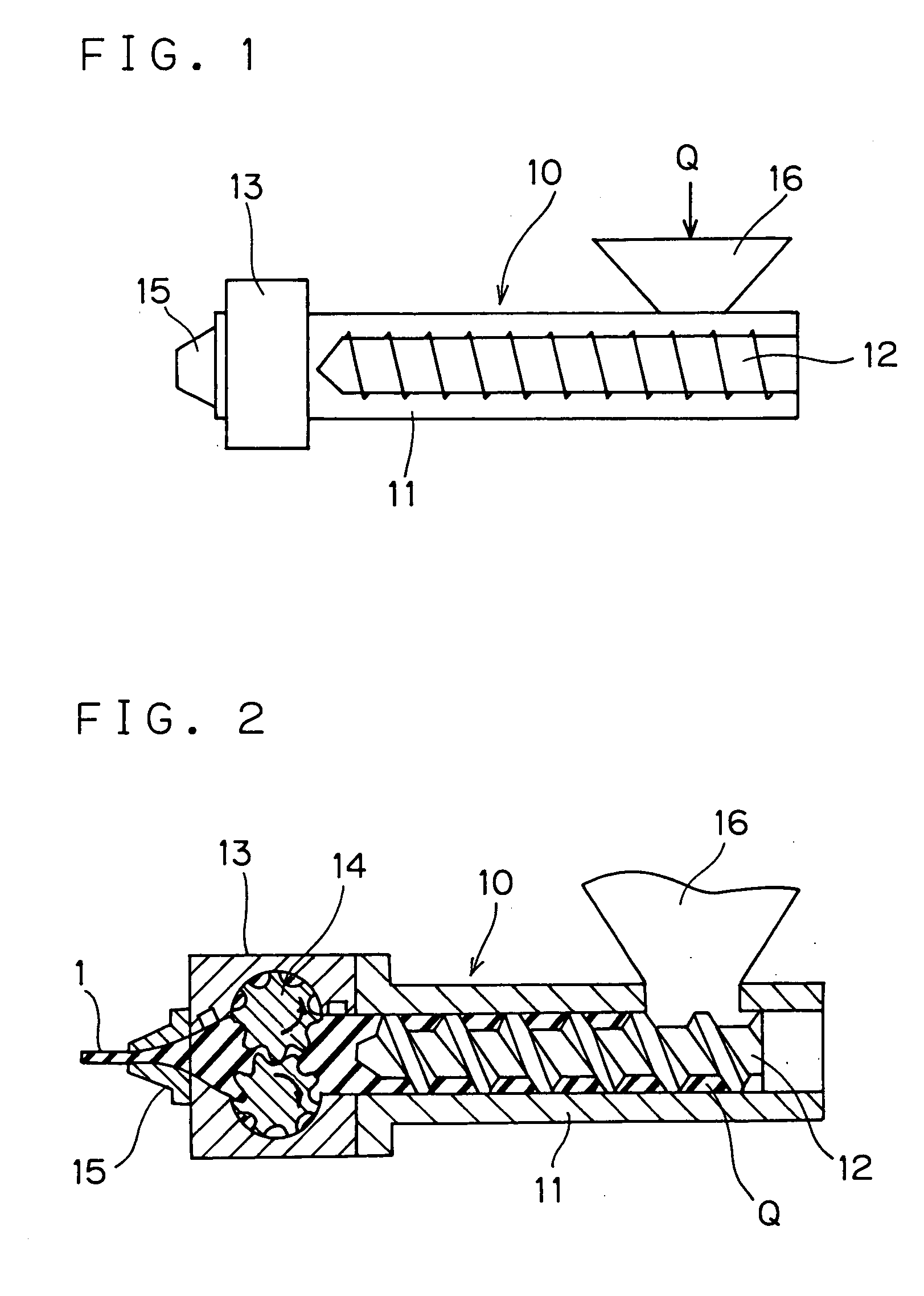 Method of and apparatus for forming rubber strip materials for building tires and method of building tires