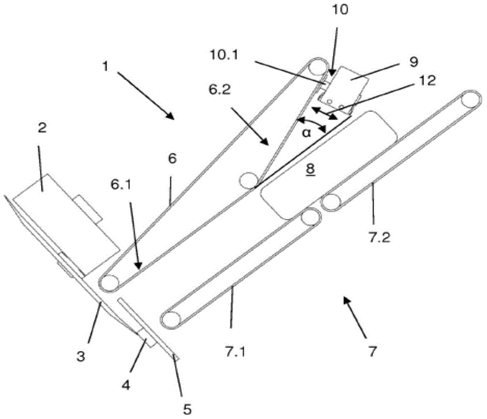 Slicing device with product holder