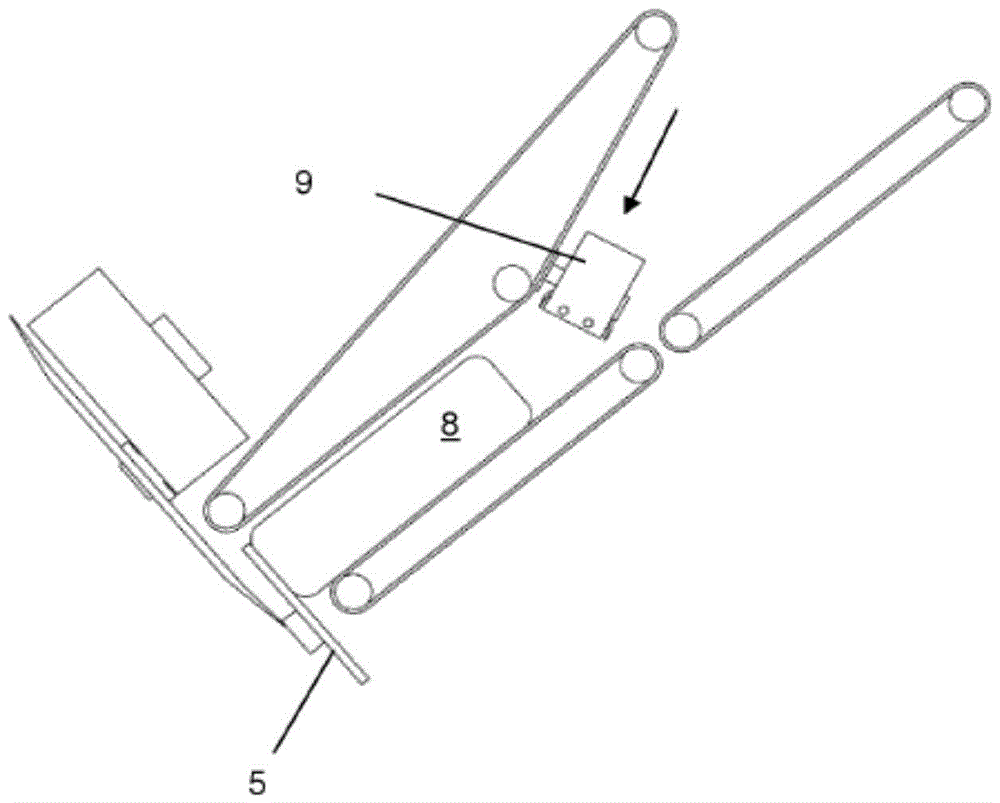 Slicing device with product holder