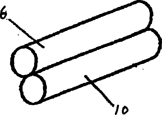 Optical fibre lateral edge coupling method of pumping light source