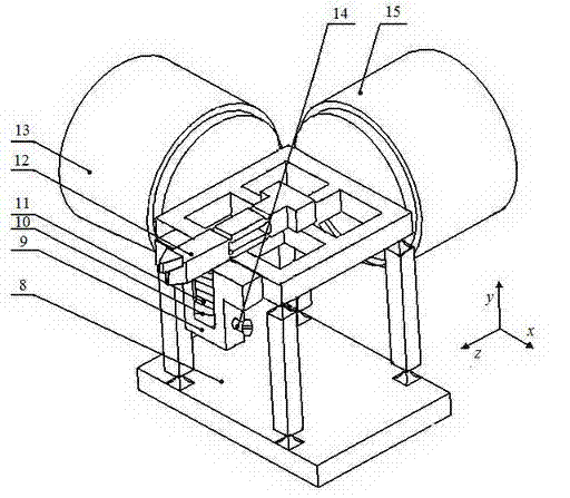 High-precision large-stroke triaxial fast cutter servo device