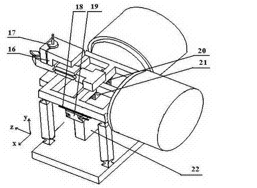 High-precision large-stroke triaxial fast cutter servo device