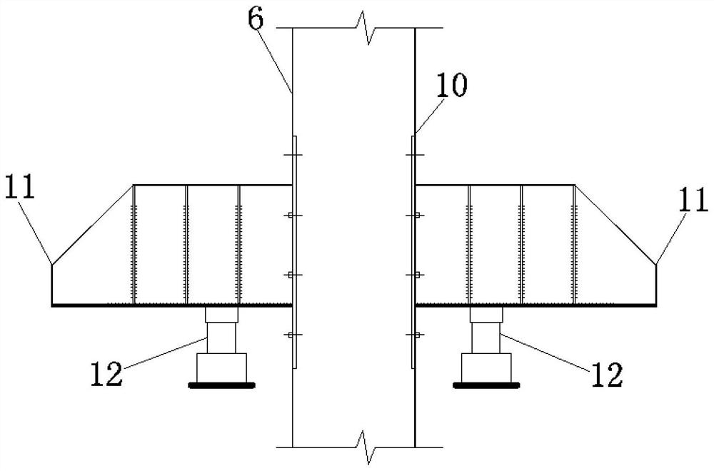 Raft foundation repairing and reinforcing method