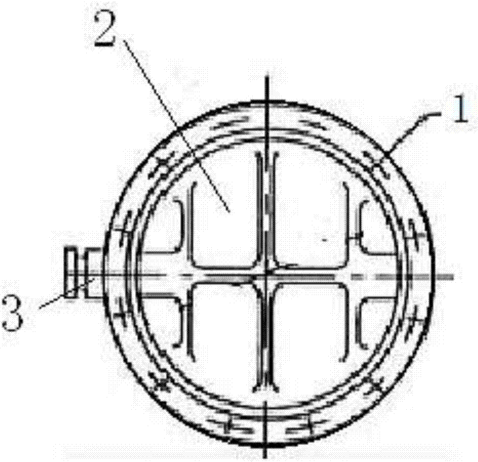 Heat-resistant circular air door