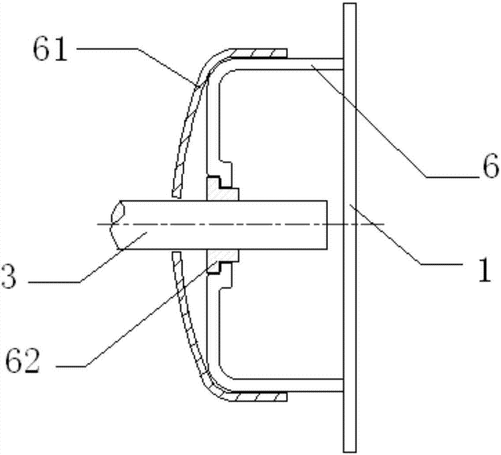 Heat-resistant circular air door