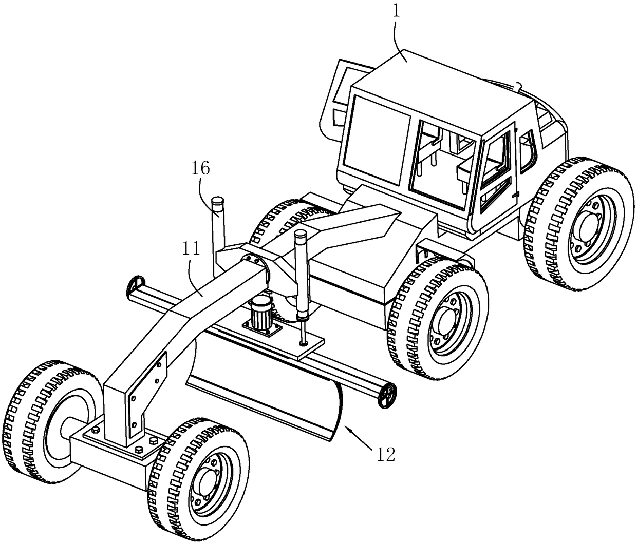 Construction method for roadbed filling and device thereof