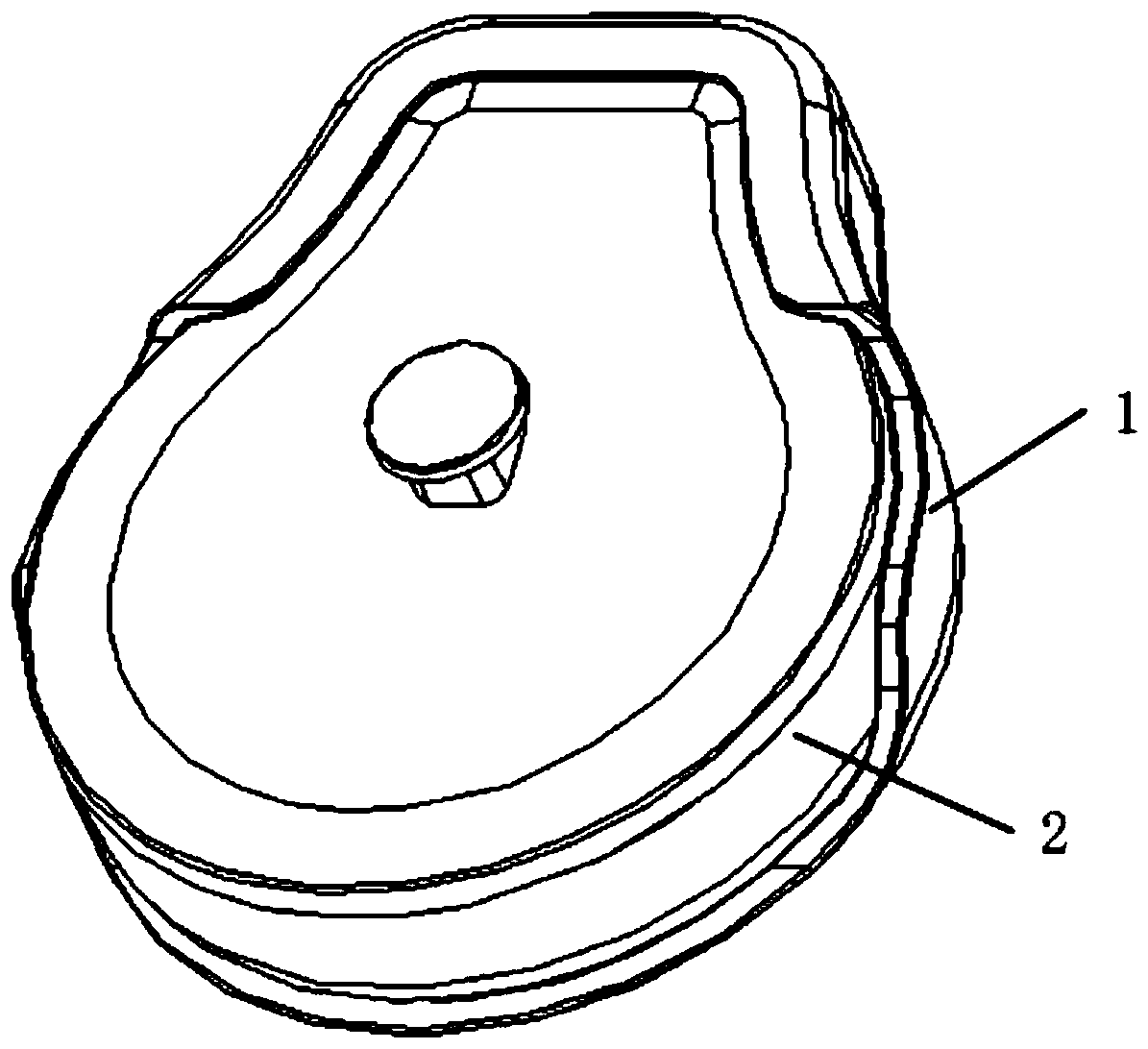 Detection probe and fetal monitor