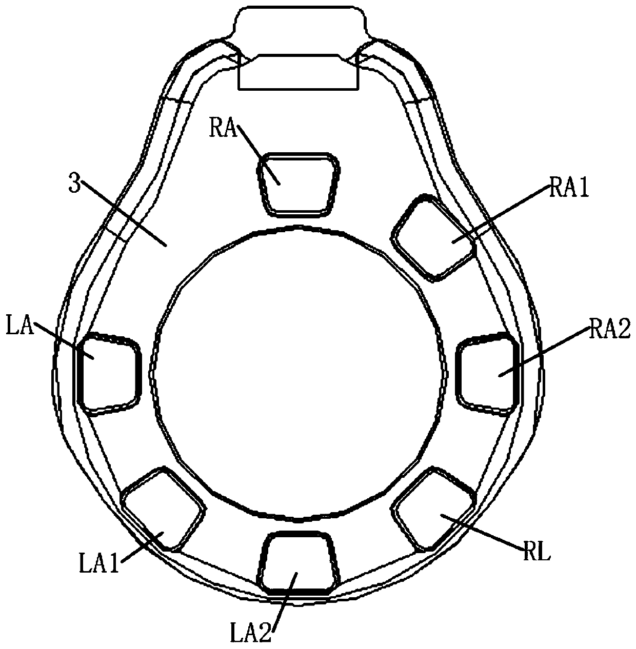 Detection probe and fetal monitor