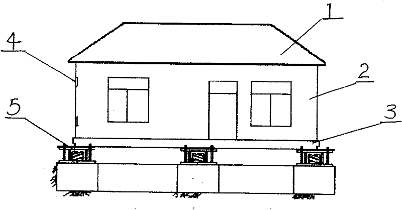 Assembled anti-knock movable house