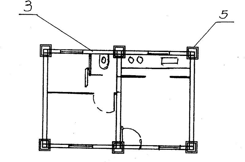 Assembled anti-knock movable house