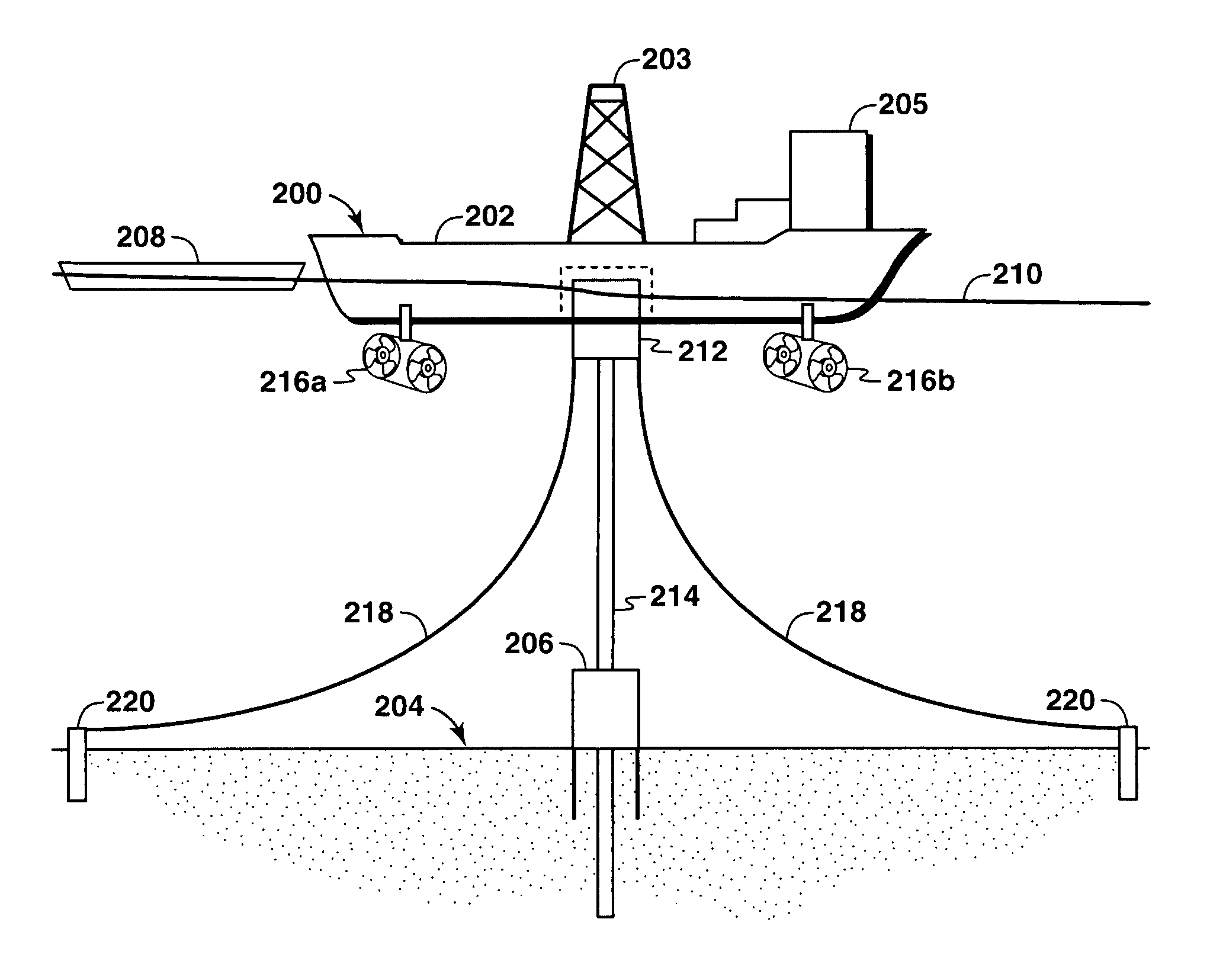 Automatic ice-vaning ship