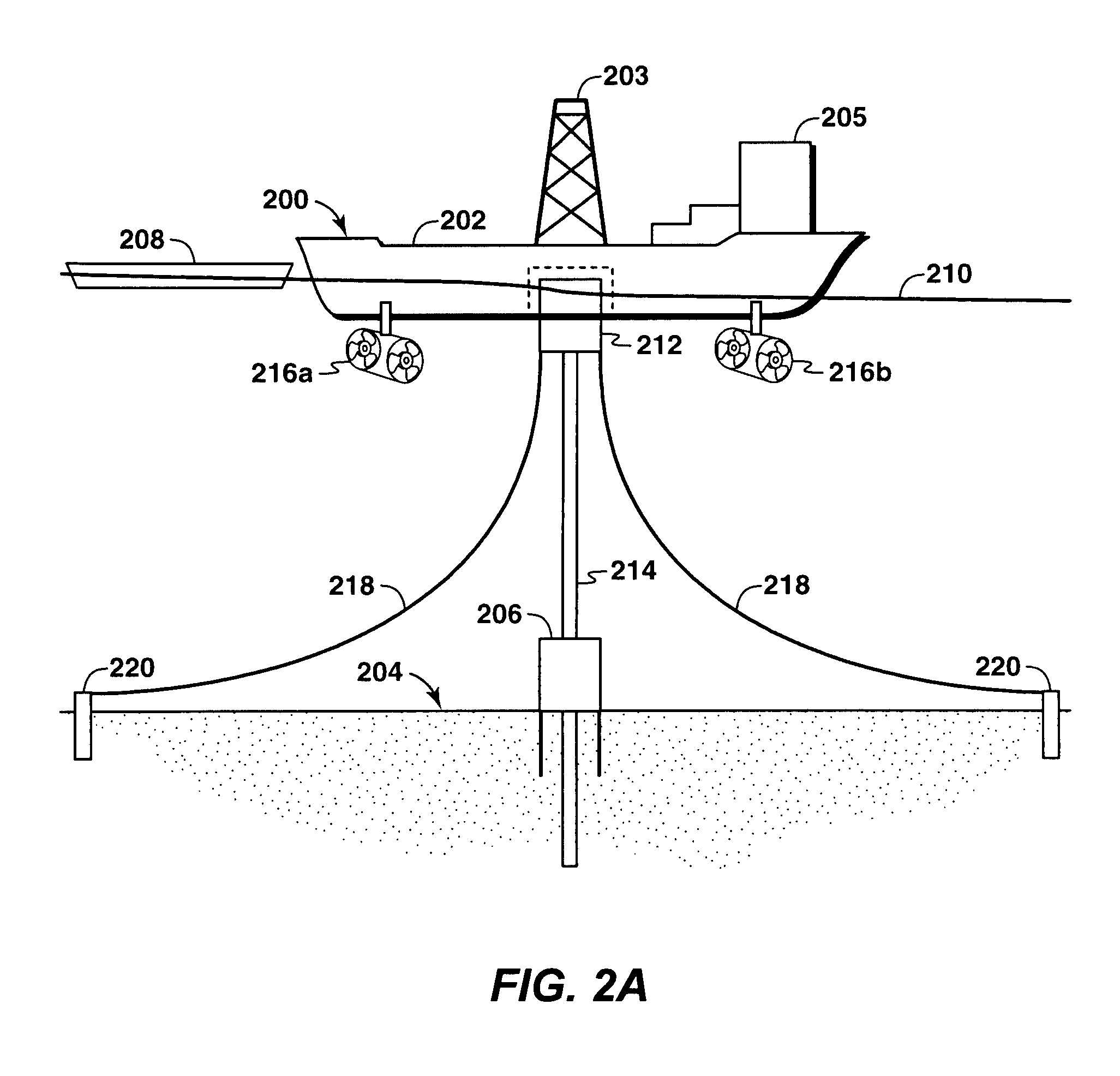 Automatic ice-vaning ship