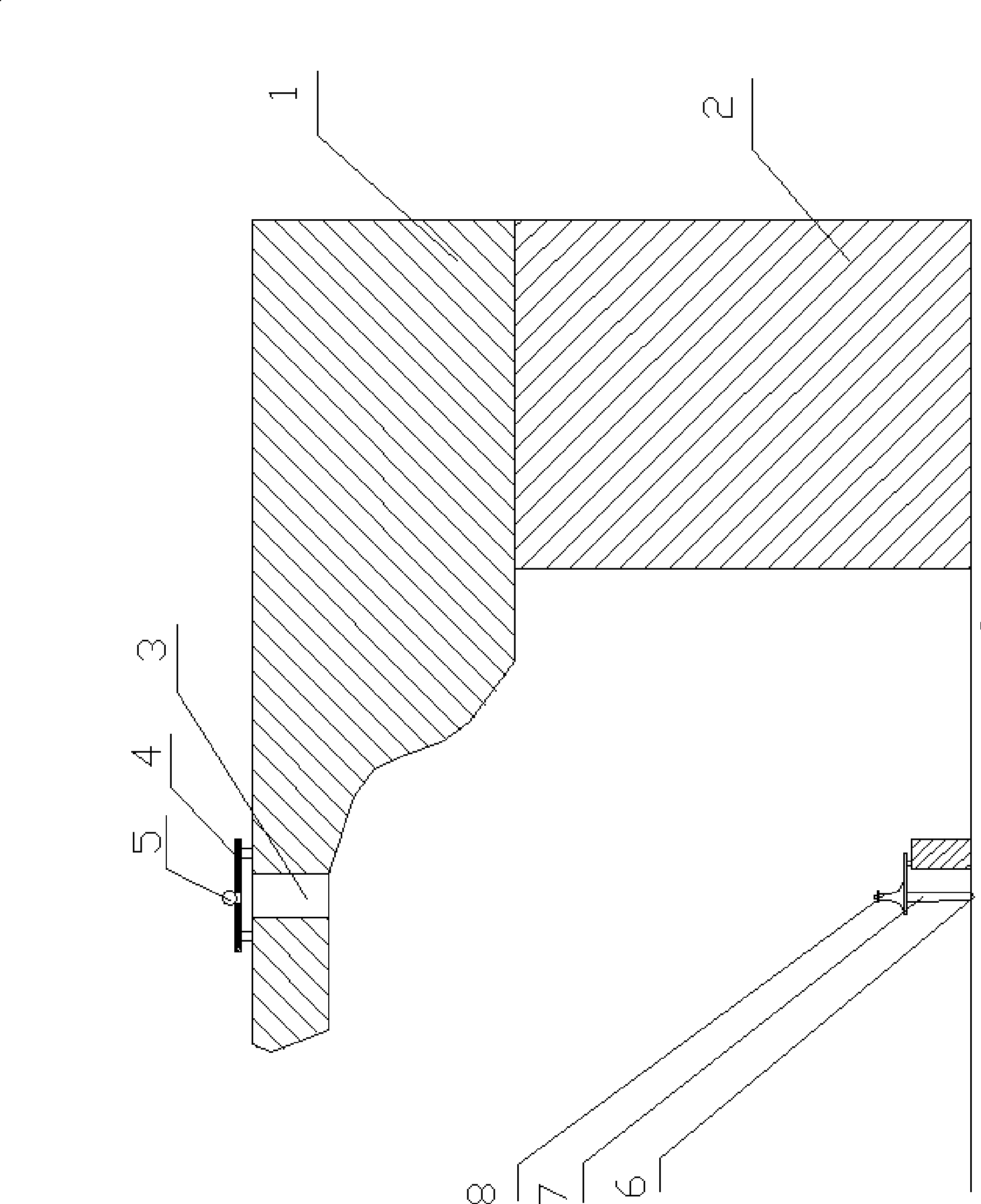 Measuring method and apparatus for accurately transmitting ground bench level to overhead viaduct