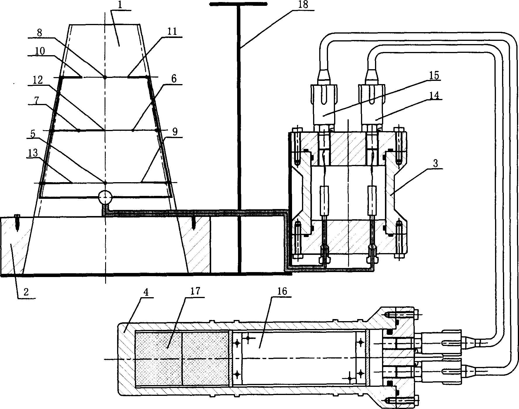 Long period detection system for in-situ temperature of deep-sea hydrothermal vent