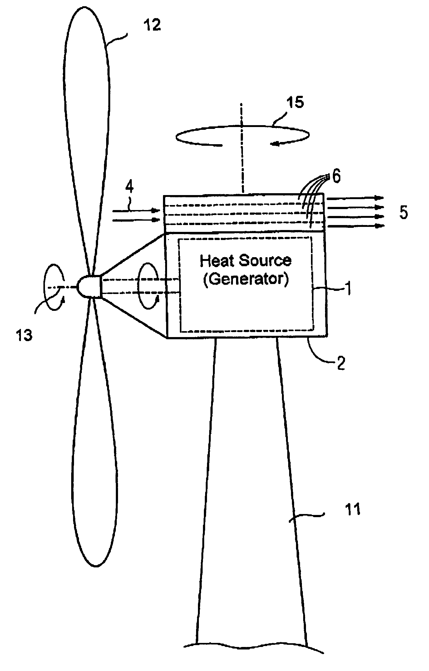 Wind power installation with separate primary and secondary cooling circuits