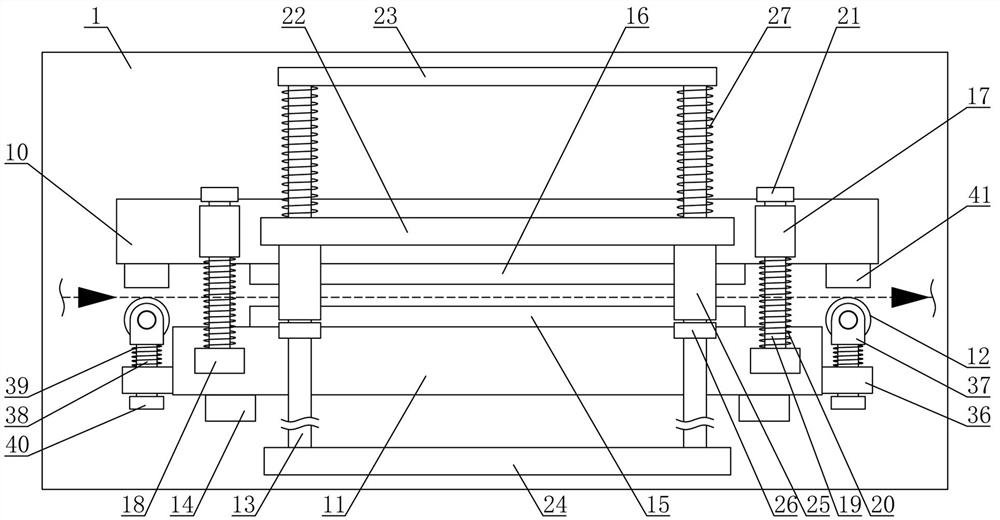 Printing device for highly waterproof printed sofa fabric