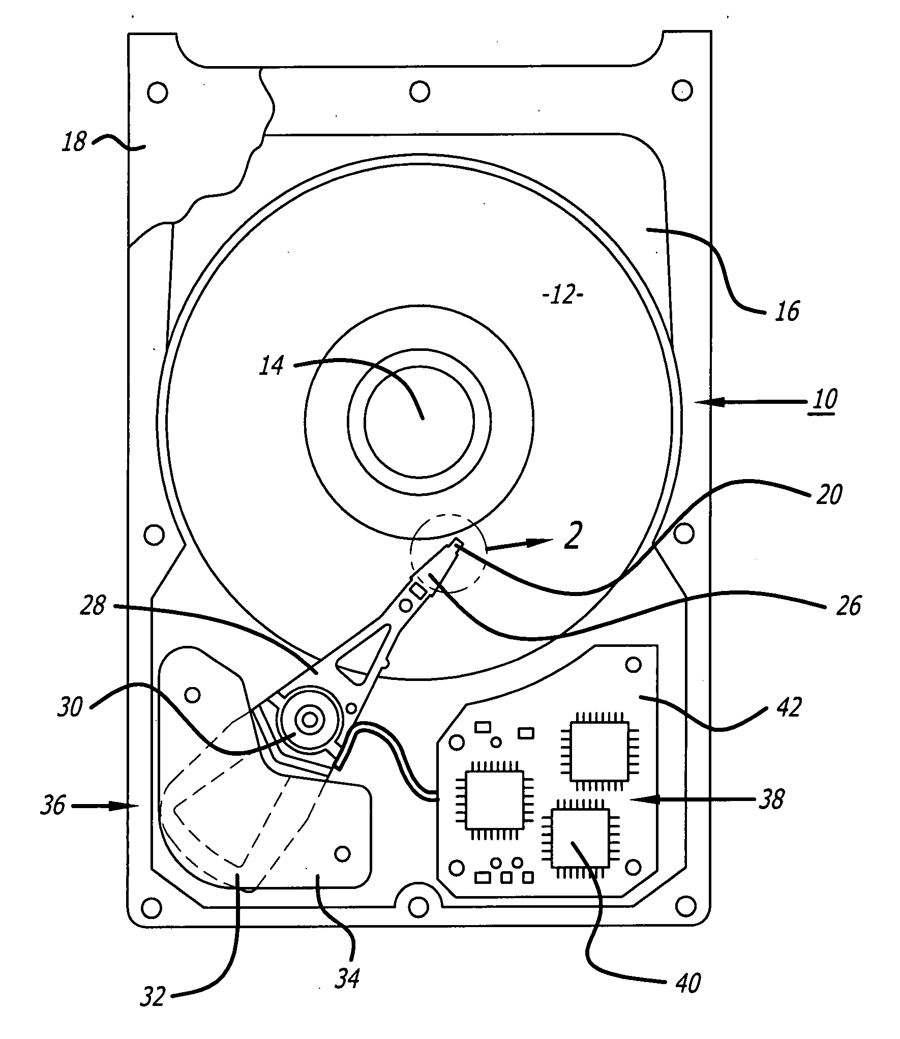 Large data block written on overlapping tracks in a hard disk drive