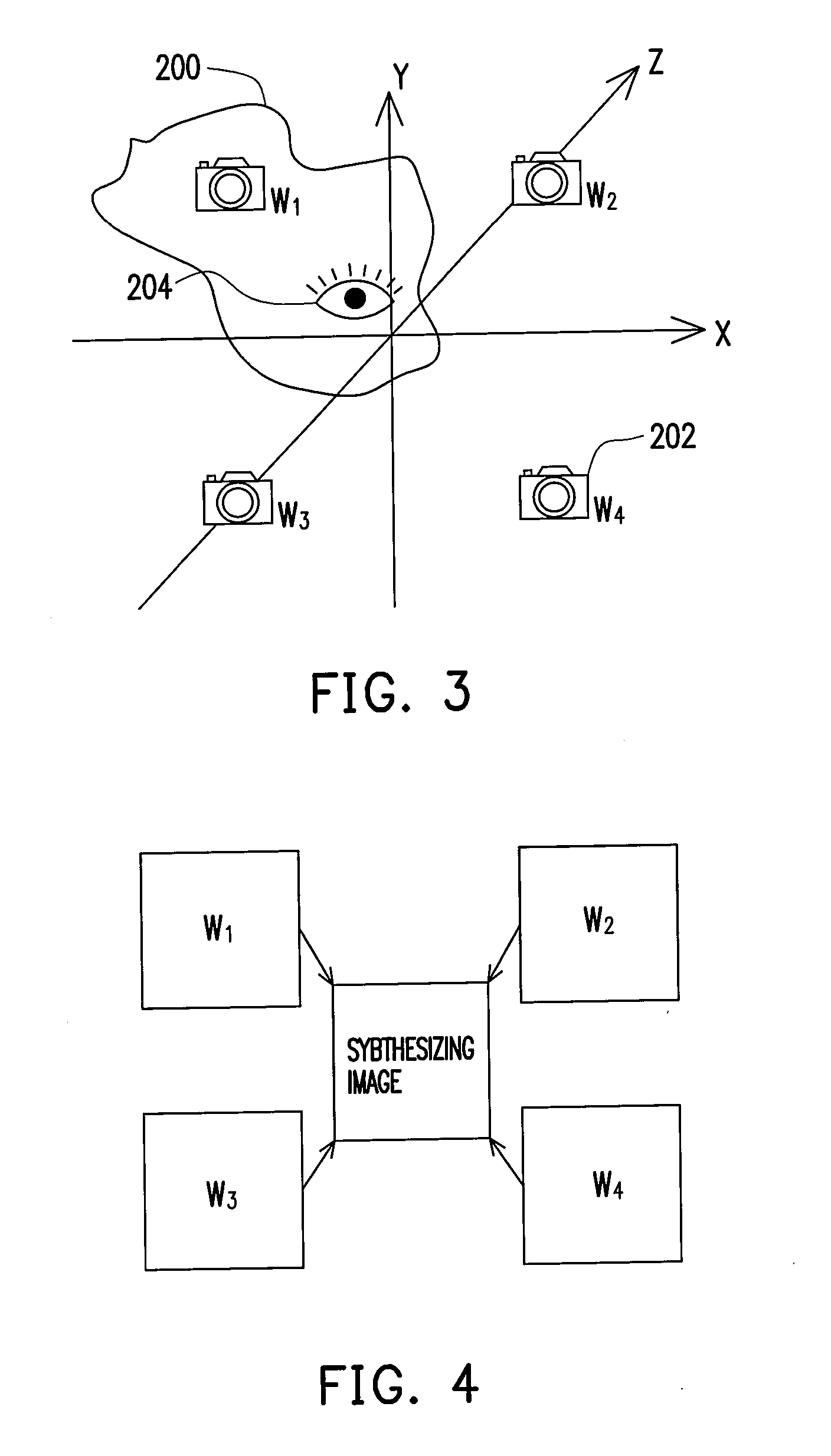 Method for synthesizing image with multi-view images