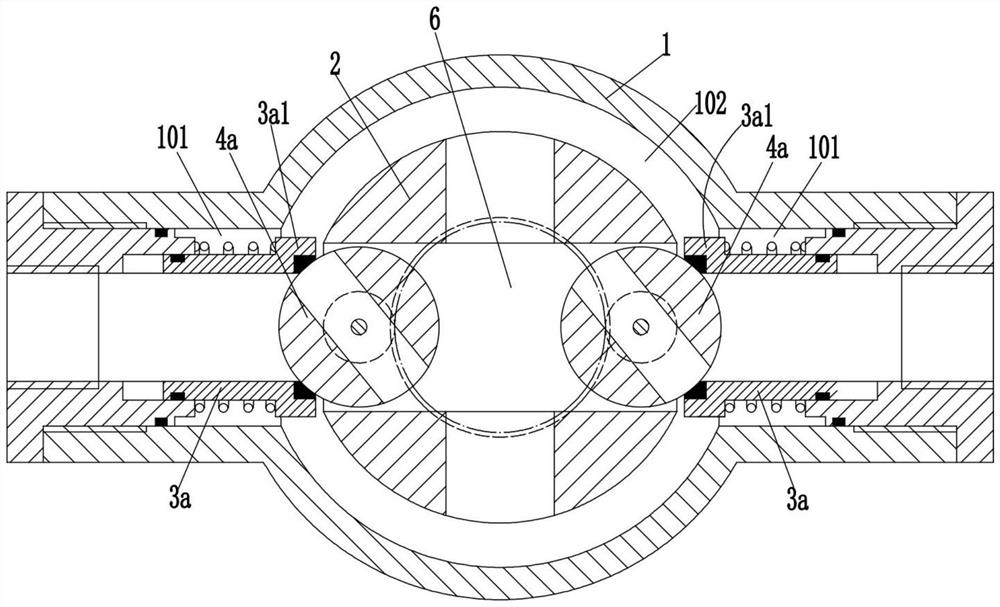 Novel ball valve