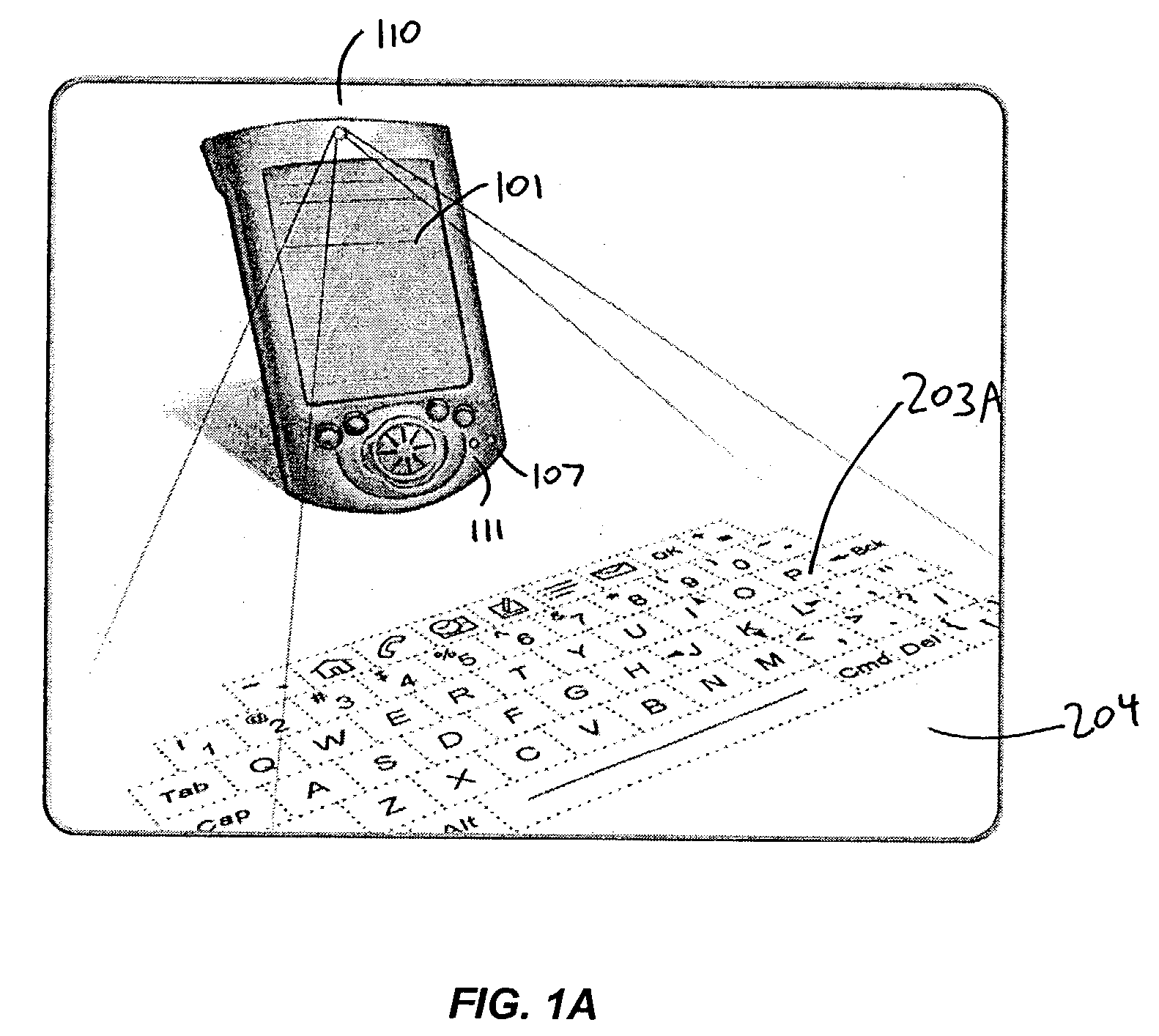 Multiple input modes in overlapping physical space