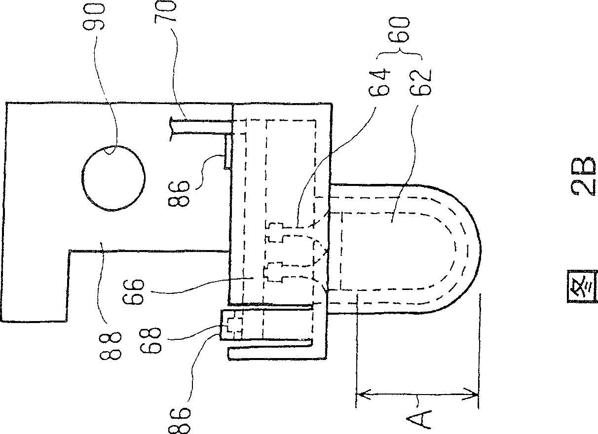 Sewing machine with illuminating led lamp