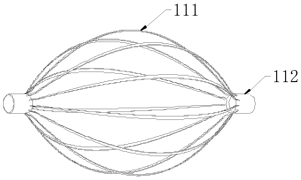 Device for withdrawing venous thrombus from lower limb