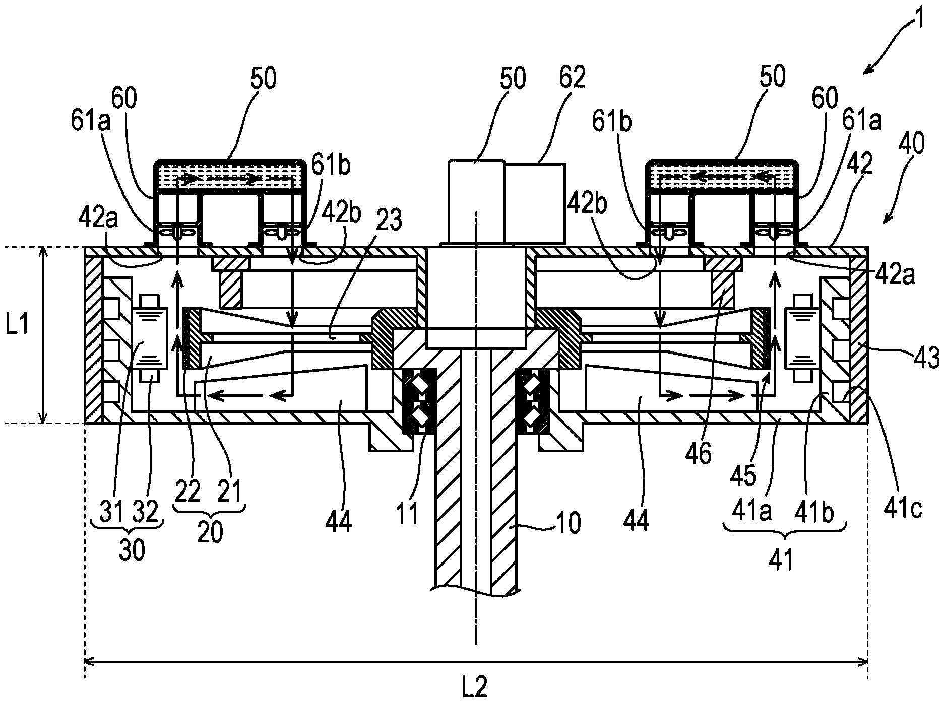 Rotating electrical machine and housing for rotating electrical machine