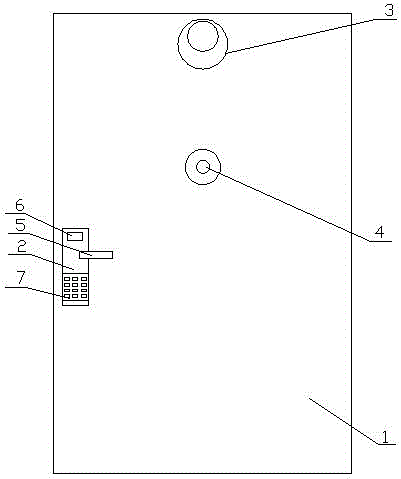 Intelligent security door based on internet of things